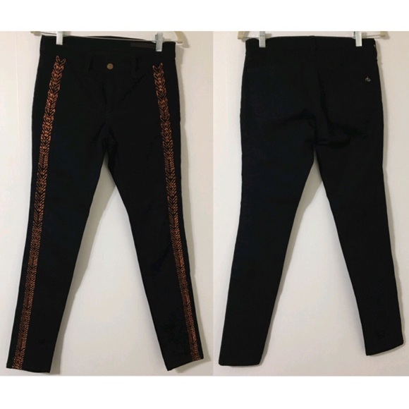 Rag and Bone The Bengal Embroidered Skinny Jeans - Picture 5 of 8
